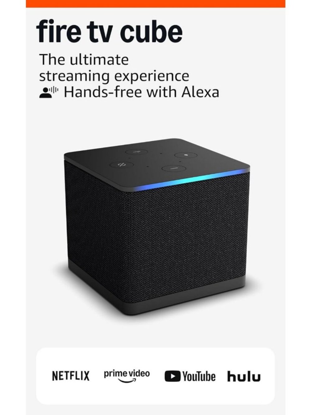 Like-New Amazon Fire TV Cube, with AI-powered Fire TV Search, Hands-free